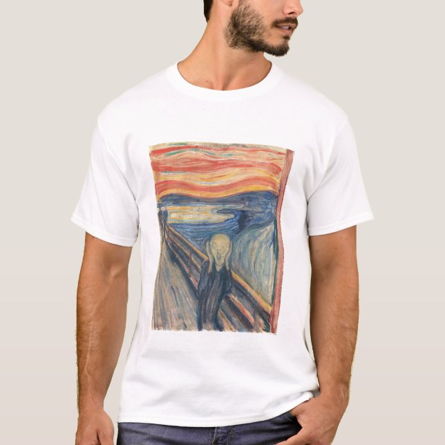 Munch ist der Schrei T-Shirt (Vorderseite)