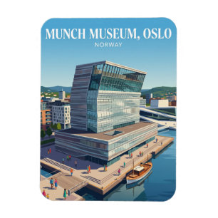 Munch-Museum, Oslo, Norwegen Norwegen Magnet
