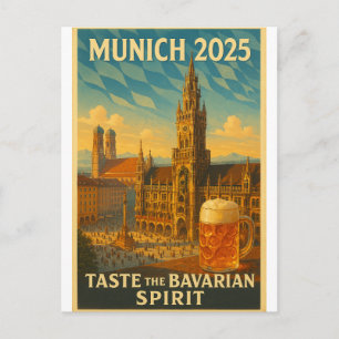München – „Bayerischer Charme Kunst Postkarte
