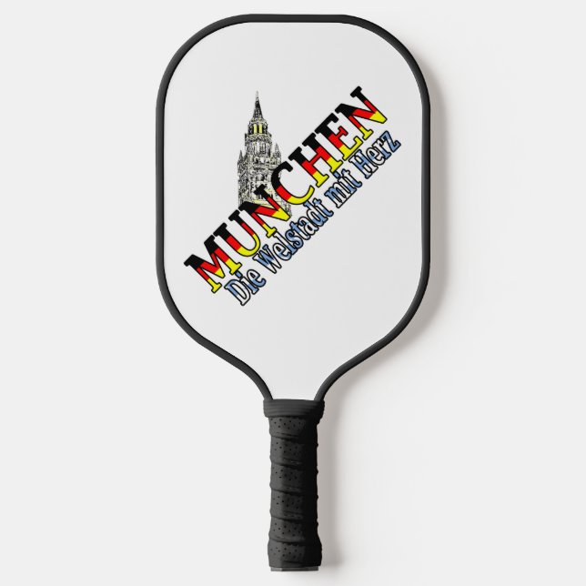 München Bayern Deutschland Pickleball Schläger (Vorderseite)