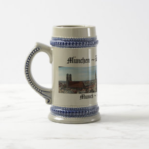 München, Bayern Stein Bierglas