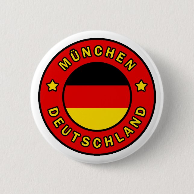 München Deutschland Button (Vorderseite)