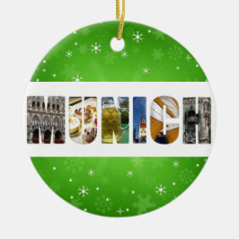 München Deutschland City Travel Fotos Weihnachten Keramik Ornament