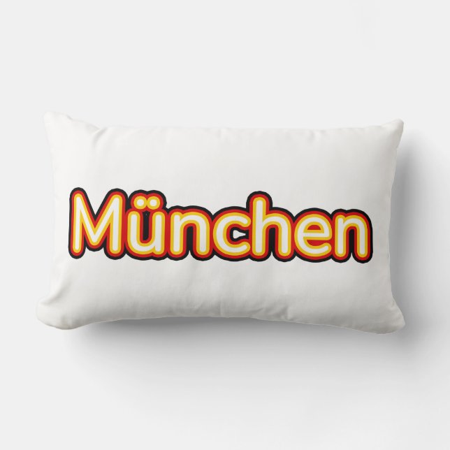 München Deutschland Deutschland Lendenkissen (Vorderseite)
