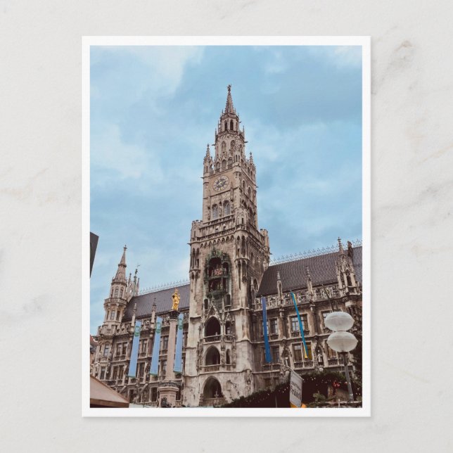 München, Deutschland - farbiges Europa Postkarte (Vorderseite)