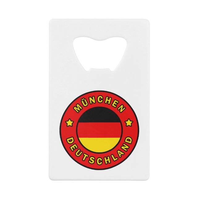 München Deutschland Geldbeutel Flaschenöffner (Vorderseite)