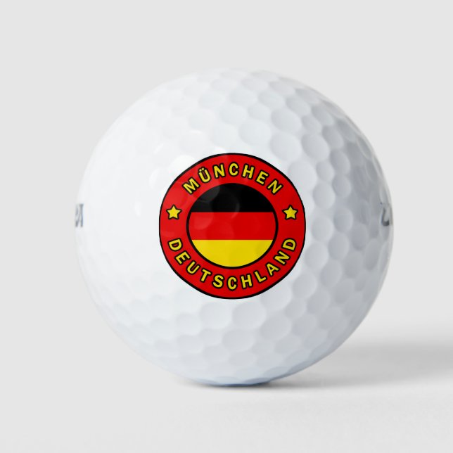 München Deutschland Golfball (Vorderseite)