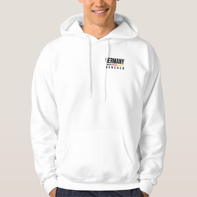 München Deutschland Hoodie (Vorderseite)
