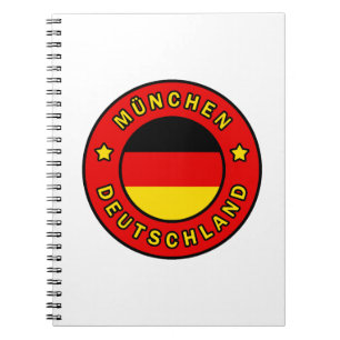 München Deutschland Notizblock