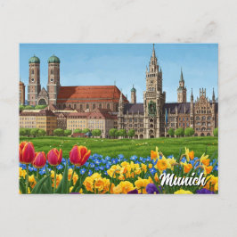 München Deutschland Reisen Postkarte