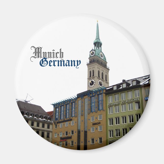 München Deutschland Reisen Souvenir Magnet (Vorne)