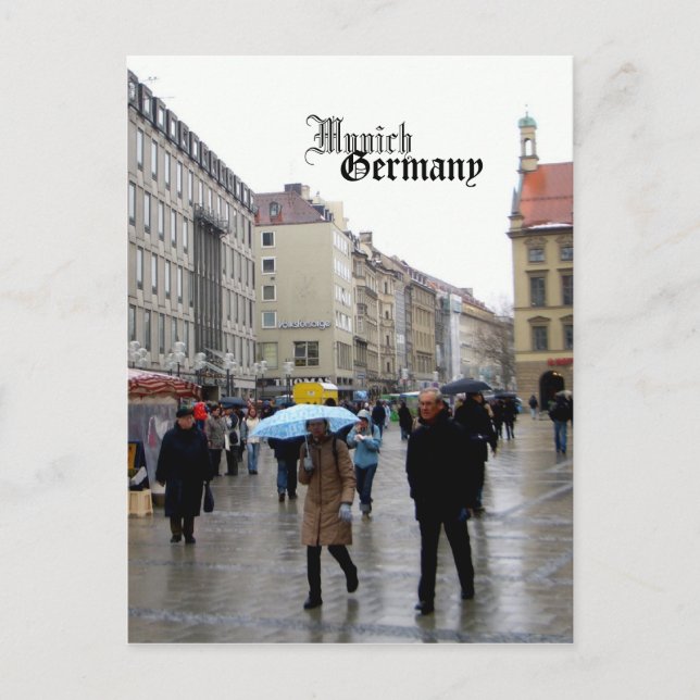 München Deutschland Reisen Souvenir Postkarte (Vorderseite)
