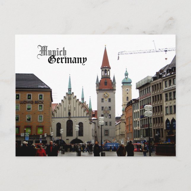 München Deutschland Reisen Souvenir Postkarte (Vorderseite)