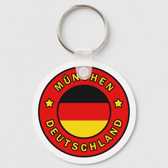 München Deutschland Schlüsselanhänger (Vorderseite)