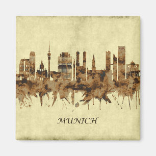 München Deutschland Stadtbild Magnet