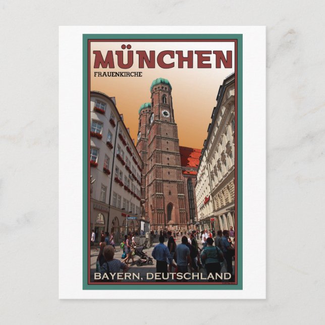 München - Frauenkirche Postkarte (Vorderseite)