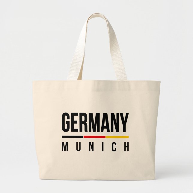 München Jumbo Stoffbeutel (Vorne)