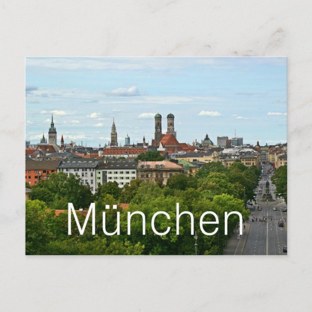 München Postkarte (Vorderseite)