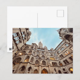 Münchener Postkarte, Rathaus-Glockenspiel, Postkarte
