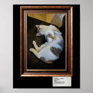 Munchie The Cat Is Chilling - Leinwand Poster