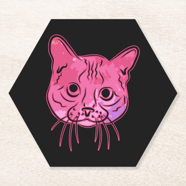 Munchkin-Katze Buntes Shirt Untersetzer (Vorderseite)