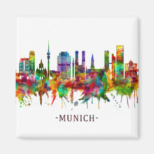 Münchner Skyline Magnet