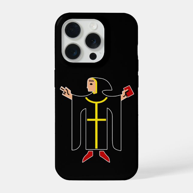 Münchner Wappen iPhone 15 Pro Hülle (Rückseite)