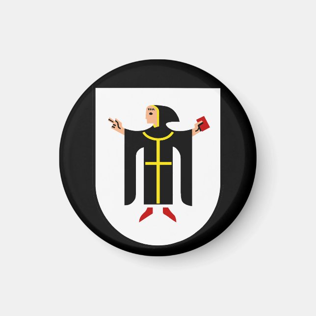Münchner Wappen Magnet (Vorne)