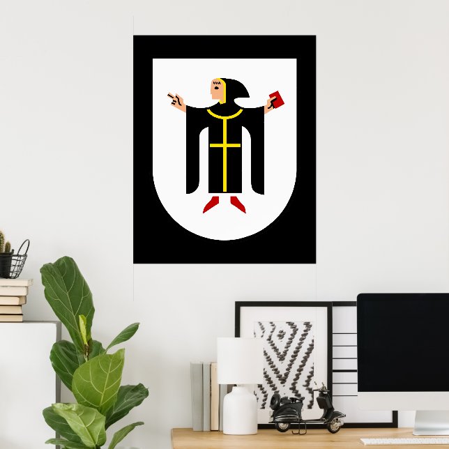 Münchner Wappen Poster (Heimbüro)