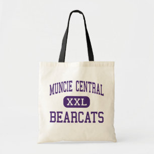Muncie Zentrale - Bearcats - hoch - Muncie Indiana Tragetasche