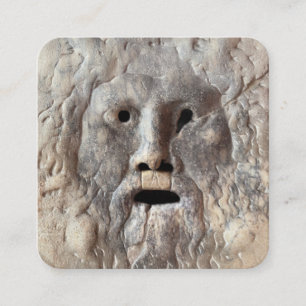 Mund der Wahrheit - La Bocca della Verità, Rom Ita Begleitkarte