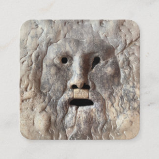 Mund der Wahrheit - La Bocca della Verità, Rom Ita Begleitkarte