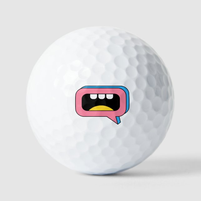 Mund Golfball (Vorderseite)