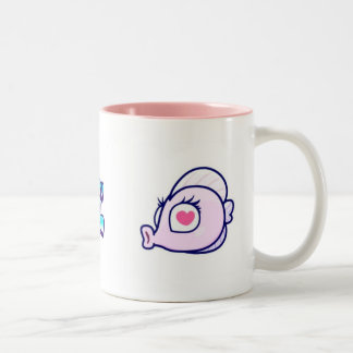 Mund-Tasse Zweifarbige Tasse