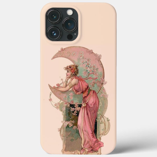 MUNDLADY MIT BLUME IN PINK Case-Mate iPhone HÜLLE (Rückseite)