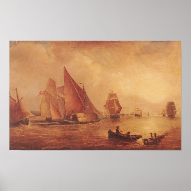 Mündung der Themse und der Medway Poster (Vorne)