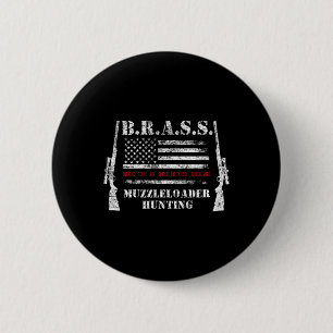 Mündungslader-Zubehör Gewehre USA-Flagge Hirsch Fe Button