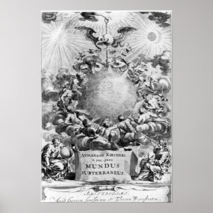 Mundus Subterraneus' by Athanasius Kircher Poster