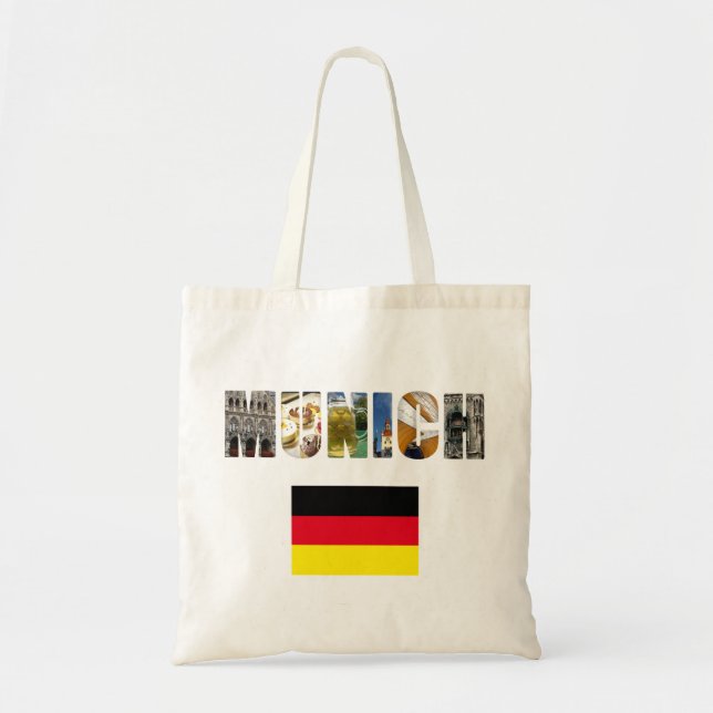 Munich German Flag Tragetasche (Vorne)