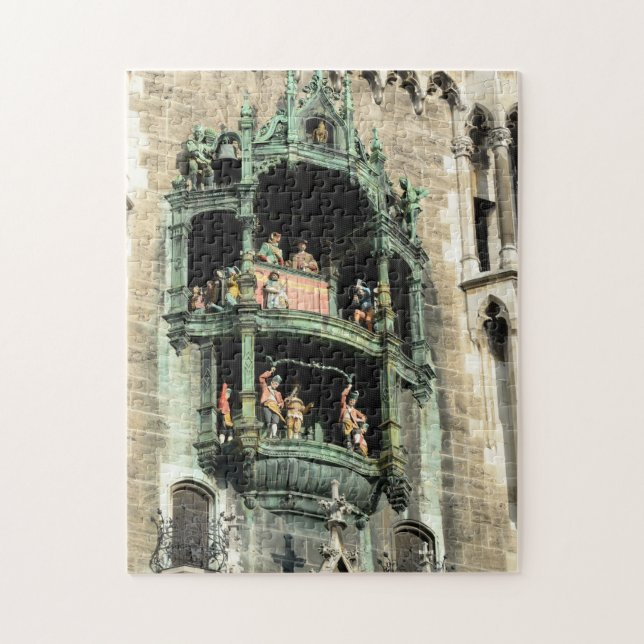munich ins rathaus glockenspiel (Vertikal)