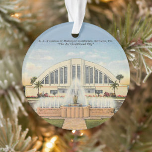 Municipal Auditorium Sarasota, FL Ornament