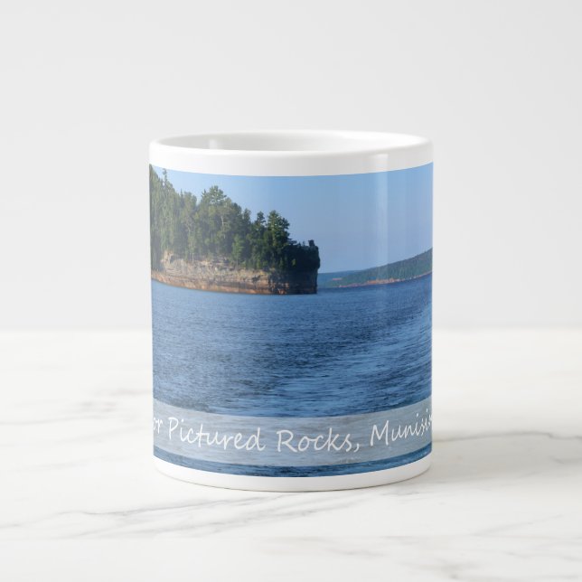 Munising Michigan Jumbo-Tasse (Vorderseite)