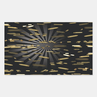 Munition Rechteckiger Aufkleber