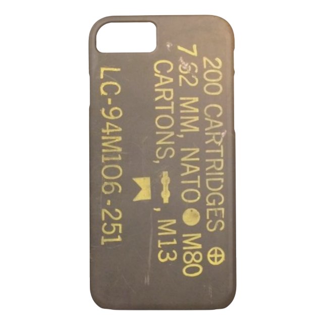 Munitions-Kasten Case-Mate iPhone Hülle (Rückseite)