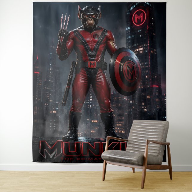 Munkus der Held/Munkus-Teppich/Home Art Wandteppich (Beispiel)