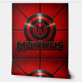 Munkus-Emblem-Wallpaper, Superhelden-Wallpaper Tapete