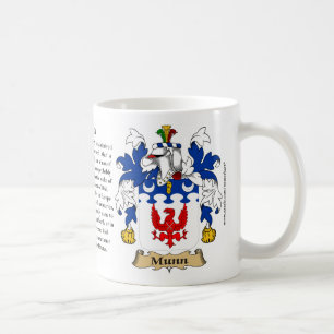 Munn, der Ursprung, die Bedeutung und das Wappen Kaffeetasse