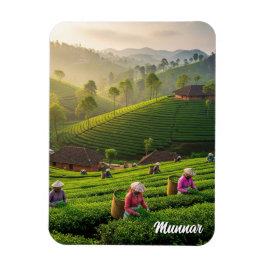 Munnar Kerala Indien Teeplantage Magnet