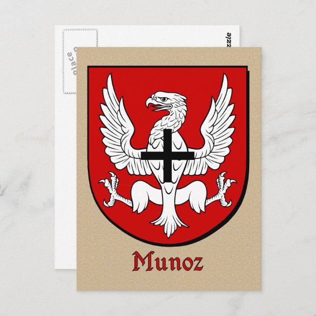 Munoz Ancestral Postkarte (Vorne/Hinten)