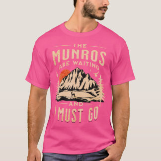 Munro Bagging Scotland Mountain Climbing T-Shirt